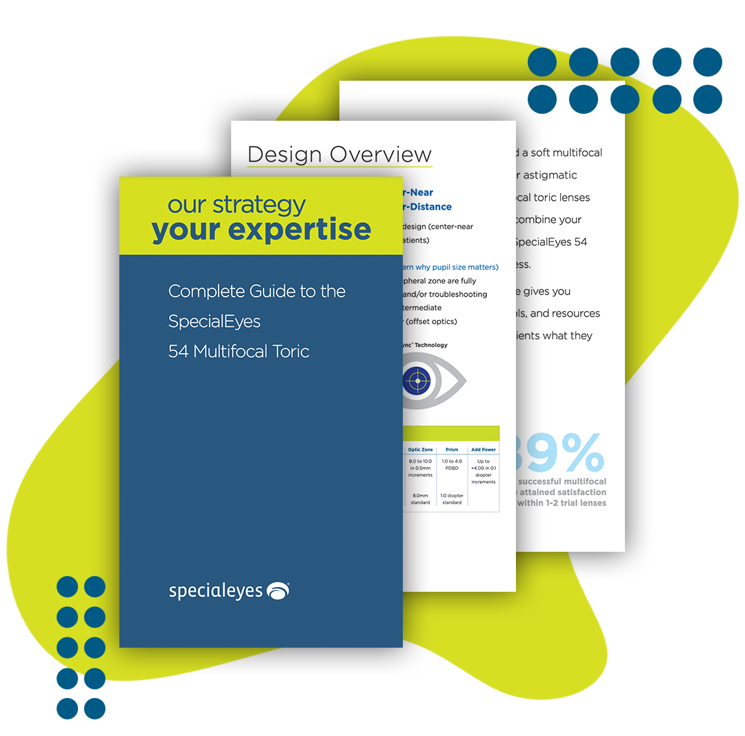 Complete Guide to SpecialEyes 54 Multifocal Toric